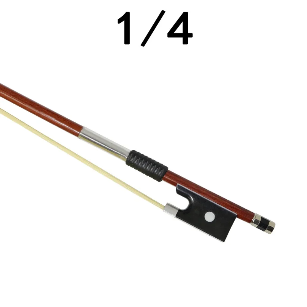 1/4 1/8 1/10 Violin Bow Horsehair Beginner Practice Carbon Fiber Bow Violins Accessories Stringed Instruments Parts Smooth Play