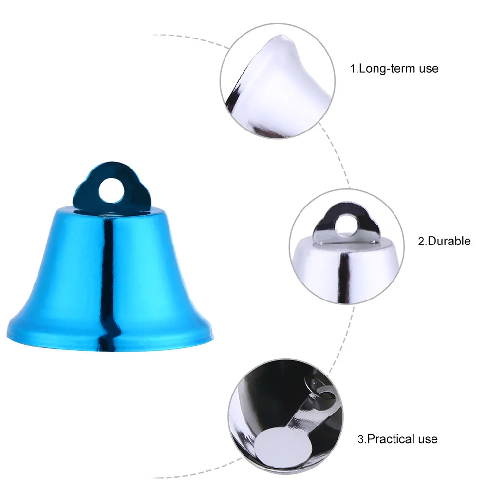 

40 Pcs Iron Christmas Jingle Bell Jingle Pendant Christmas Decoration Bell Xmas naments Decorative Hanging Gifts