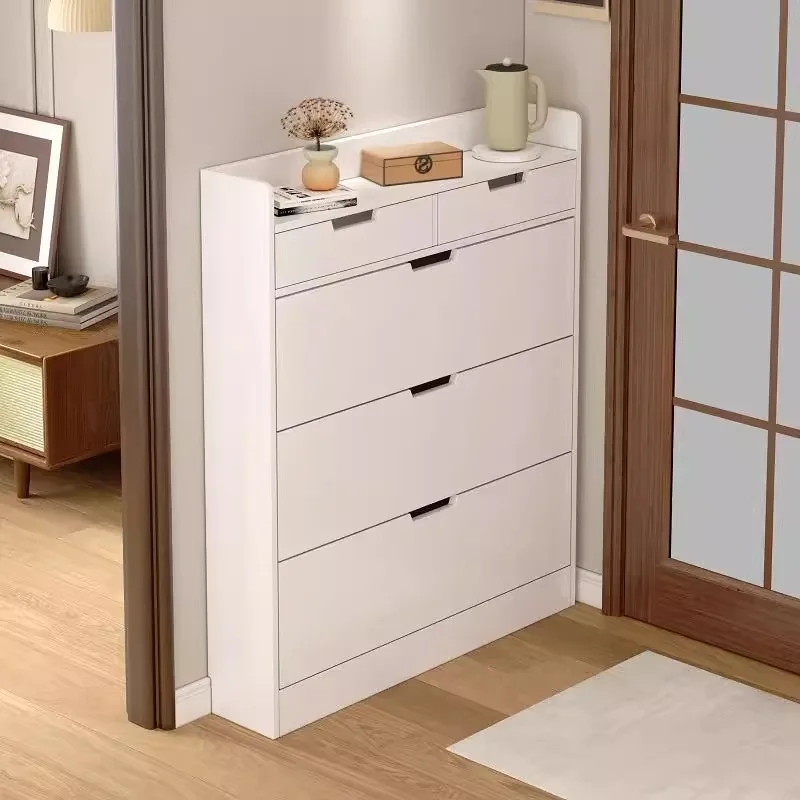 

Wooden Luxury Living Room Rotatable Shoe Cabinet Hot Sale Full Height Shoe Rack Storage Cabinet