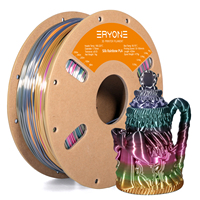 Eryone New Rainbow PLA Filament Multicolor Perfect Spooled 1.75mm 1KG Texture For 3d Printer High Quality Fast Shipping