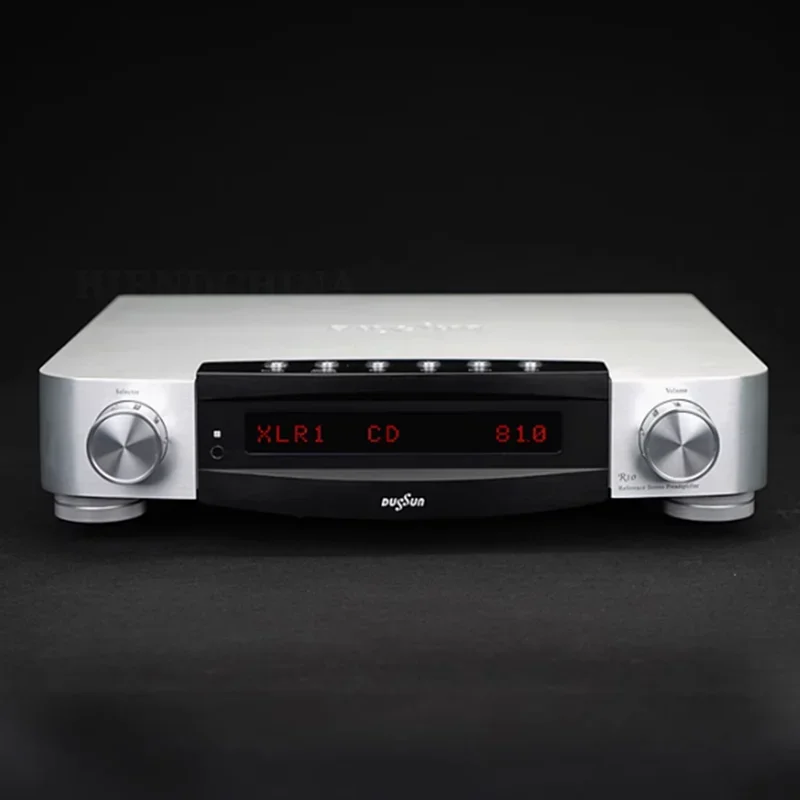 DUSSUN R10 Hi-end lndependent Dual Mono Design Reference Preamplifier/ Pre amplifier 80dB Volume Control XLR RCA Output