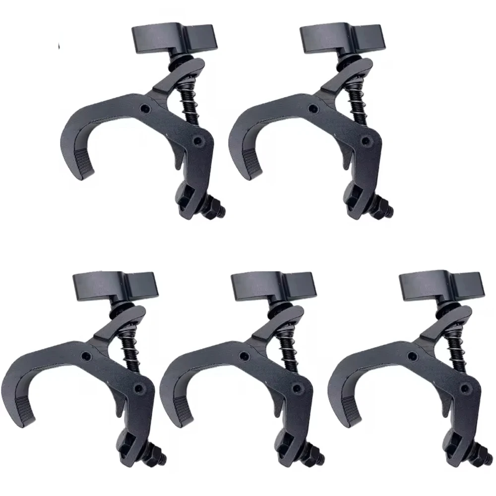 5pcs DJ Lighting Stand Clamp Mobile Stage Truss C Hook Hanger 60KG 40-60mm Aluminium Clamp Bracket For Moving Head Light Disco