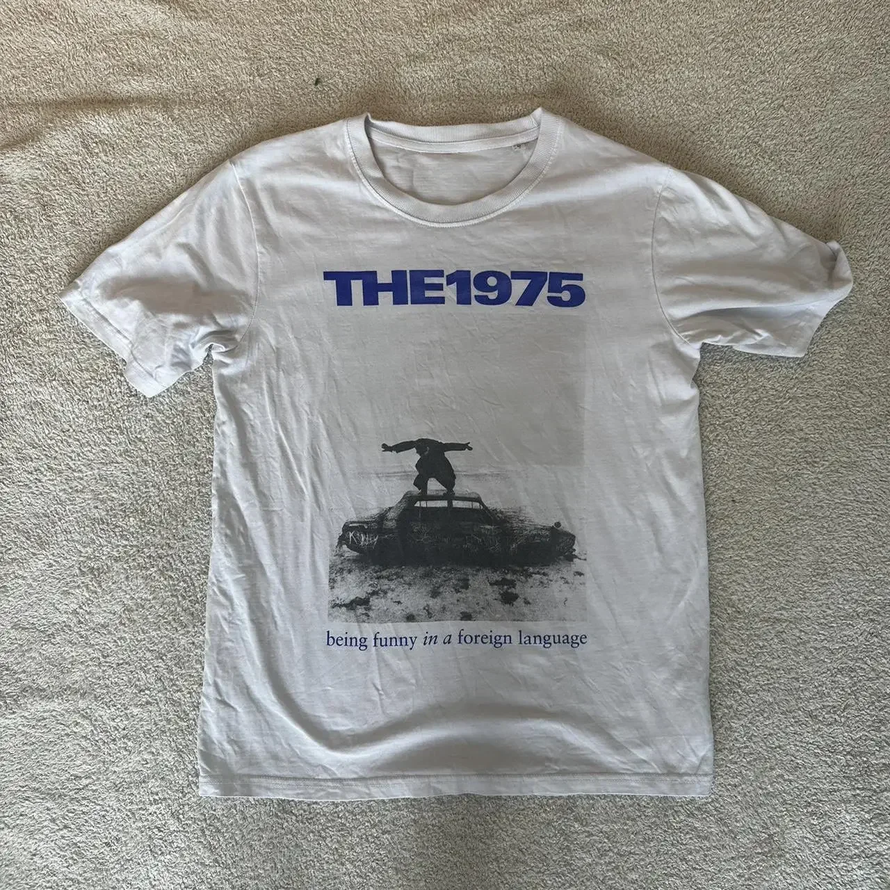 The 1975 Being Funny in a Foreign Language T Shirt cotton 100% all size TT8082