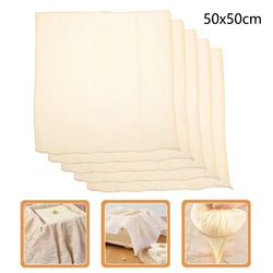 1-5p Cotton Gauze Muslin Tofu Cheese Soy Milk Wine Filter Cloth Kit DIY Soy Pressing Kitchen Gadgets Baking Ferment Pastry Tools