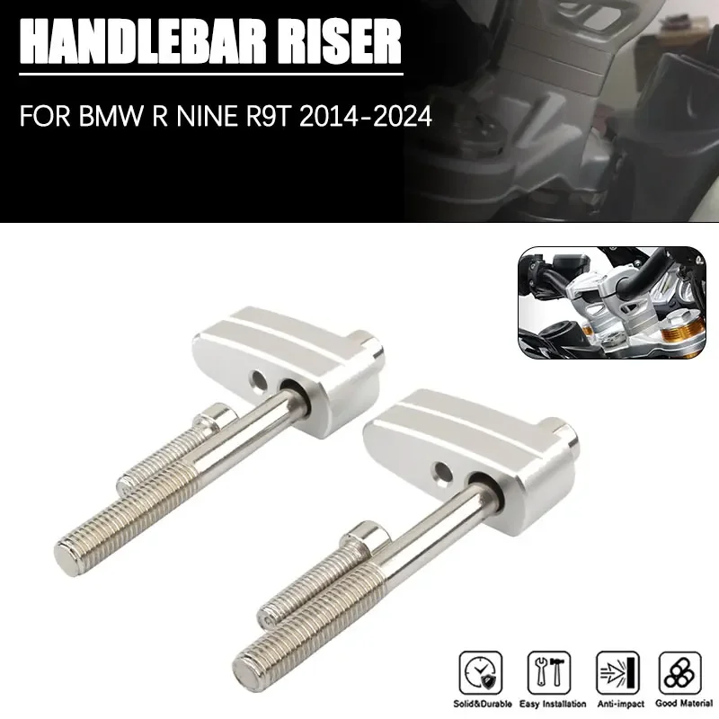 Accesorios para motocicleta 2014-2024 NINE T R NINE T Pure Racer Urban G/S Scrambler elevador de manillar mueve 20mm para BMW R Nine R9T