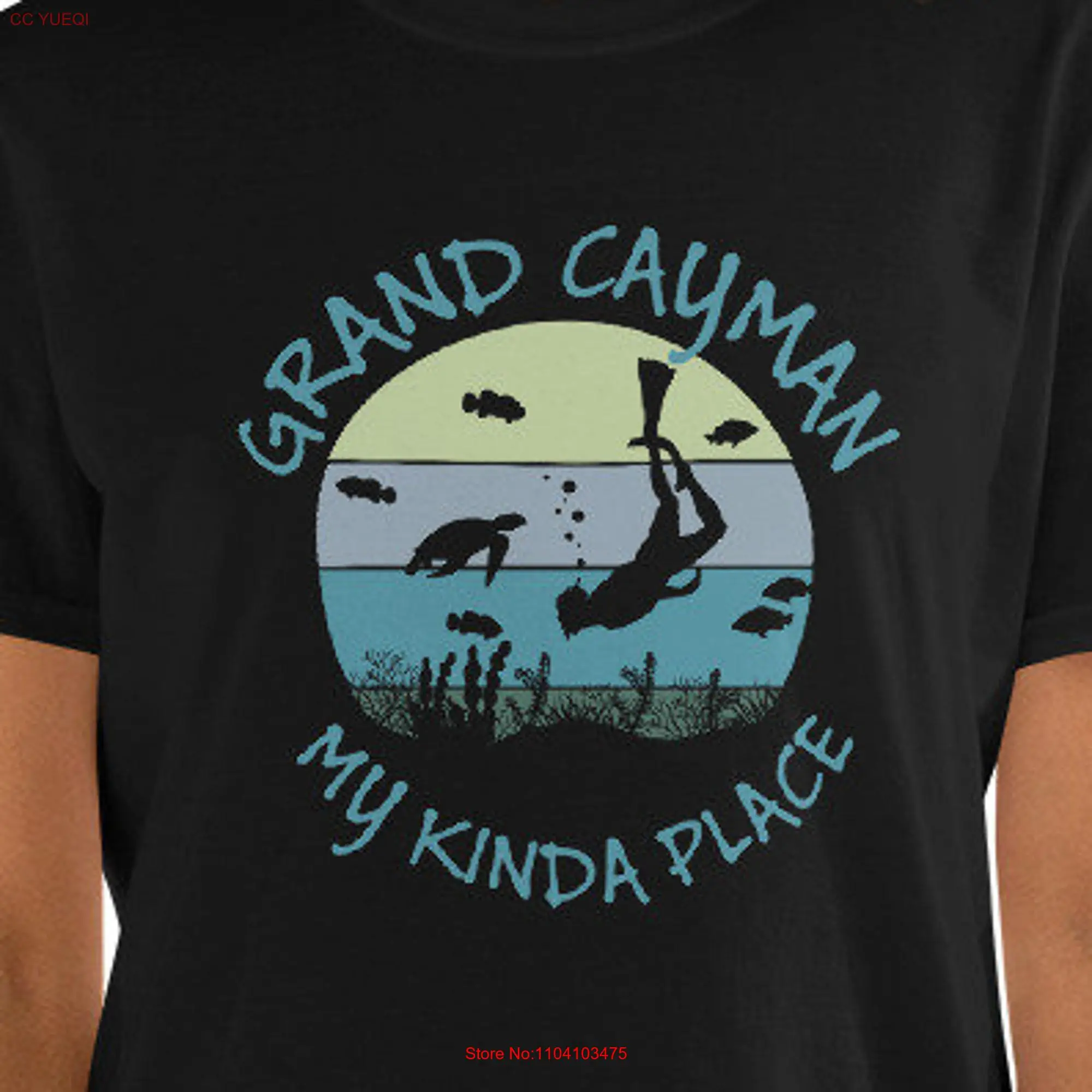 Grand Cayman My Kinda Place T Shirt long or short sleeves