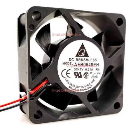 

60*60*25MM 6025 60MM 6CM AFB0648EH 48V 0.21A 2-Wire power box Cooling Fan For Delta