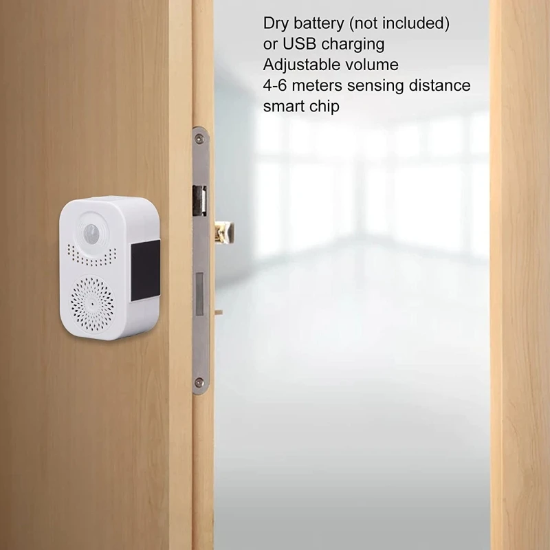 Greeting Door Chimes Security Reminder Business Detector Alarm Motion Sensor for Shop Store Factory Supermarket Dropship