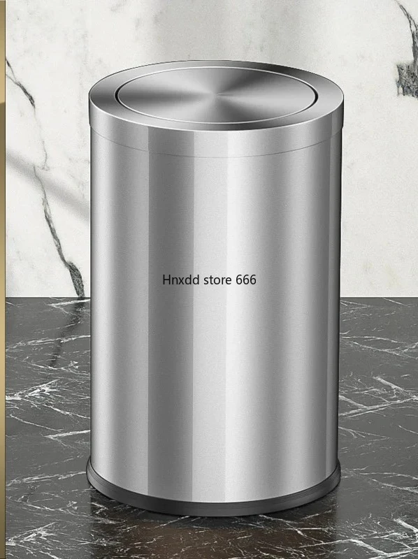 Stainless Steel Trash Can Bathroom Garbage Office Mini Poubelle Trash Can Kitchen Lixeira Inteligente Household Merchandises