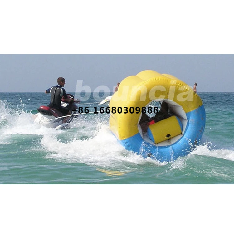 Inflatable Towable Water Tubes For Water Sport Games