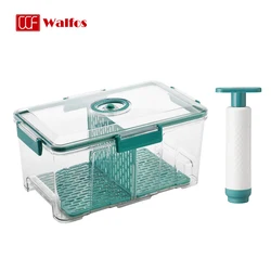 Vacuum preservation box manually sealed food storage box transparent plastic household refrigerator storage kitchen sealing can