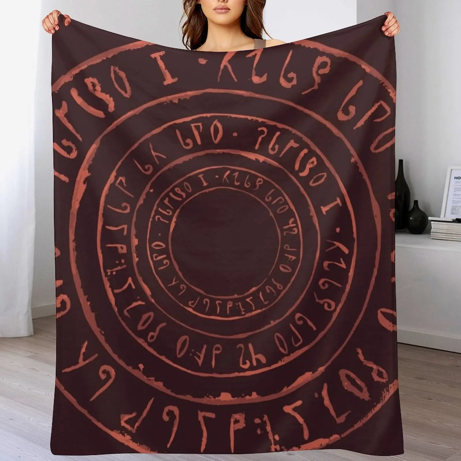 Noita Rune Circles Throw Blanket Stylish Decor Blanket Gift for Friends Roommate