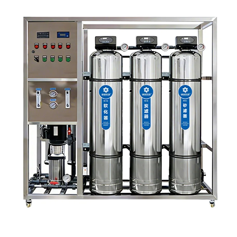 

1 ton reverse osmosis equipment Automatic stainless steel water treatment water purification equipment Large industrial purified