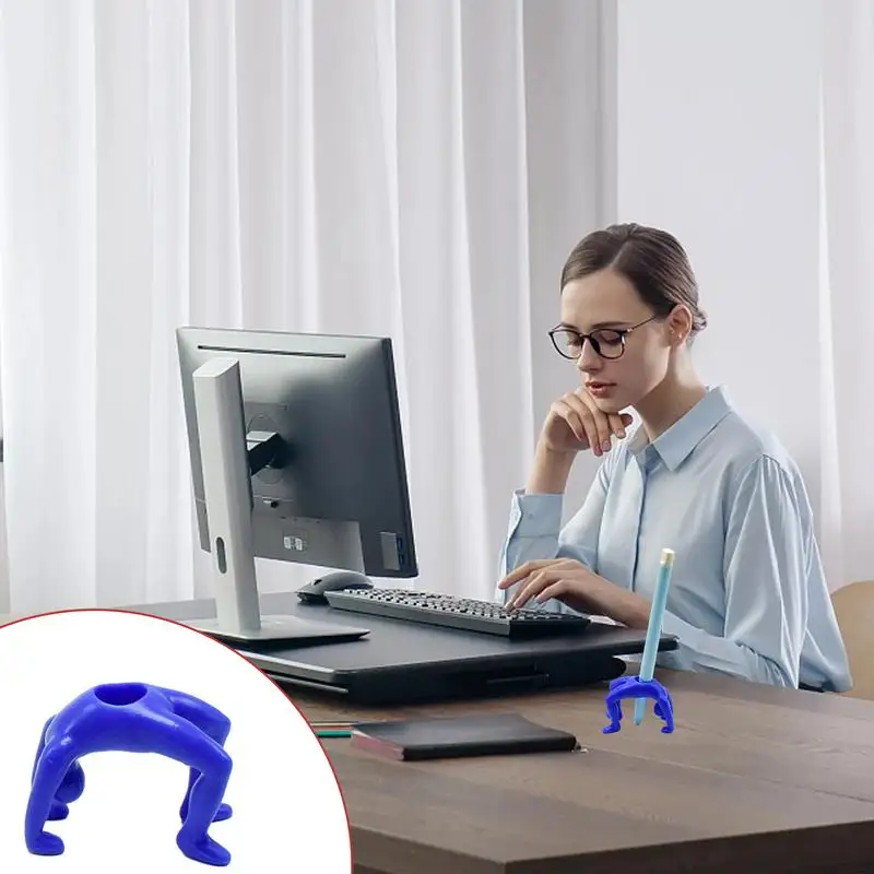 Creative Pen Holder For Desk Small Humorous Pencil Holder Creative Stationery For Student Gift Portable Pen Holder For Relaxing