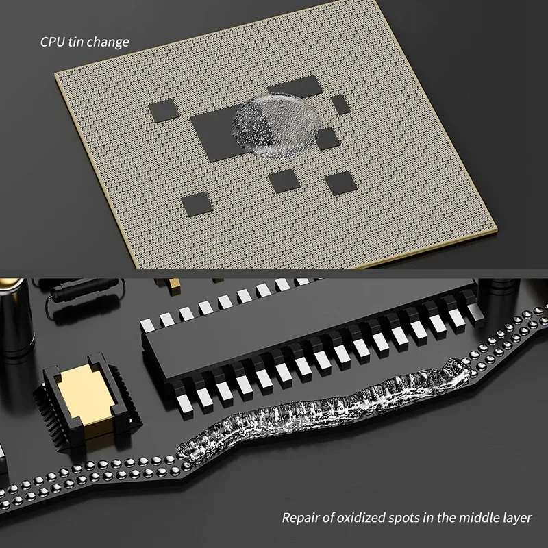 LANRUI K9 معجون ديسولديرينغ ثيكسوتروبي لإصلاح الهاتف المحمول/إزالة لحام حامل الكابل #5