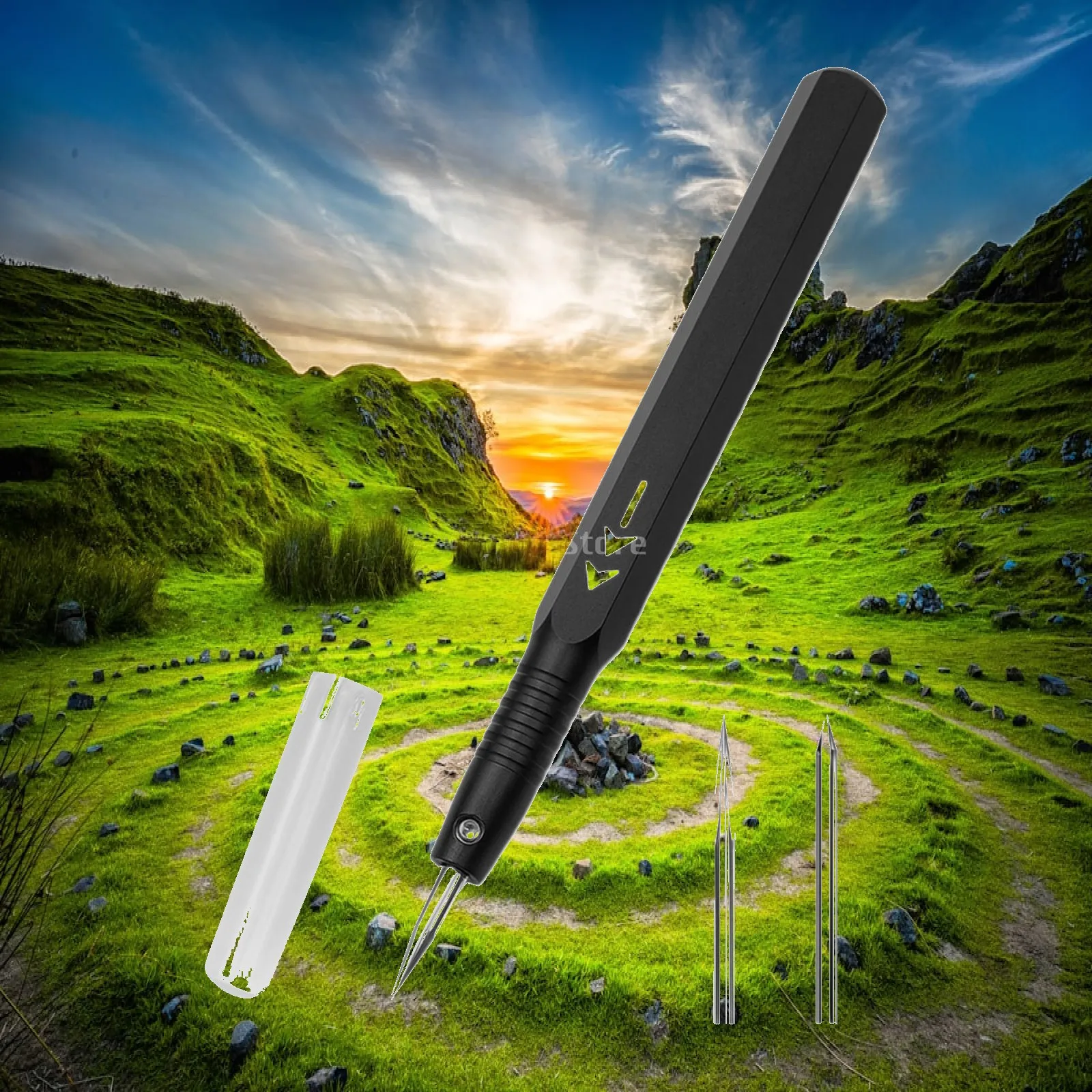 Model Scriber Chisel Engraving Tool, with Cover, Line Scriber Model Chisel for Resin Carved Scale Models Carving