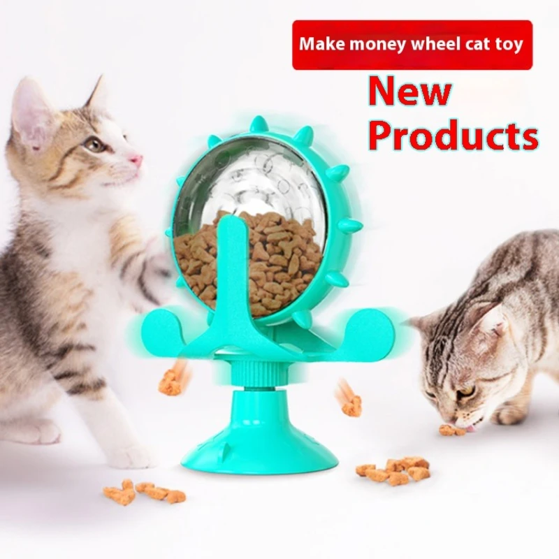 

Pet Supplies Puppy Dog Toys Cats Slow Food Leaks New Windmill Turntable