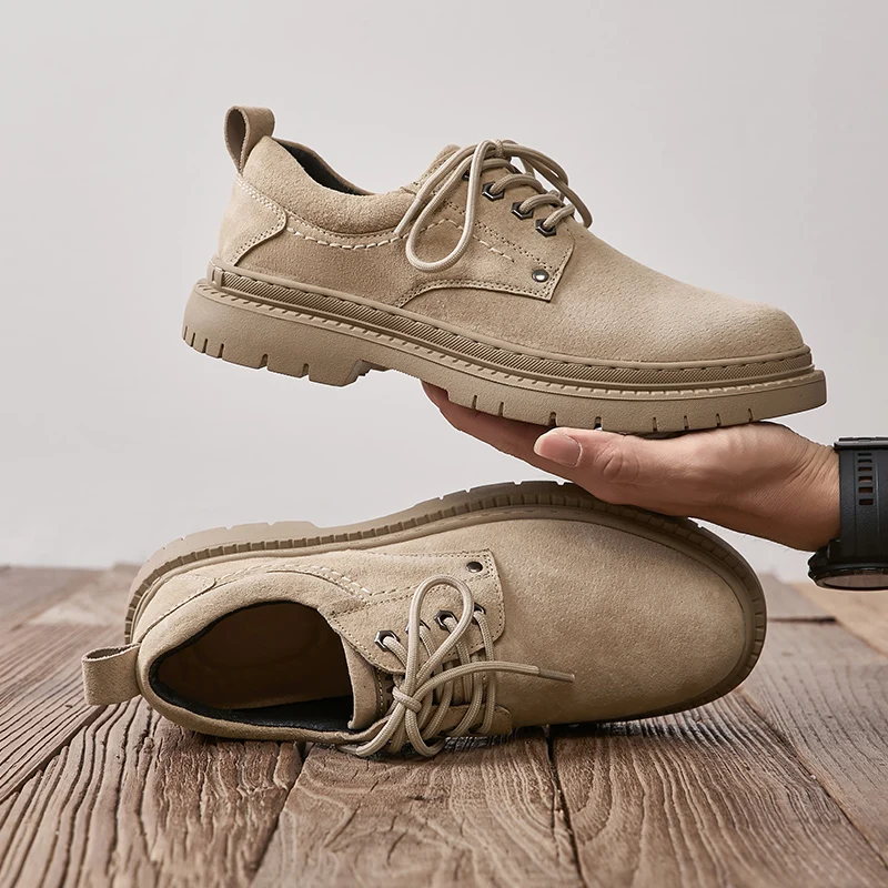 

Мужская осенне-зимняя обувь высокого качества в стиле ретро в минималистском стиле для отдыха и бизнеса 38-46, уличная модная качественная уличная обувь