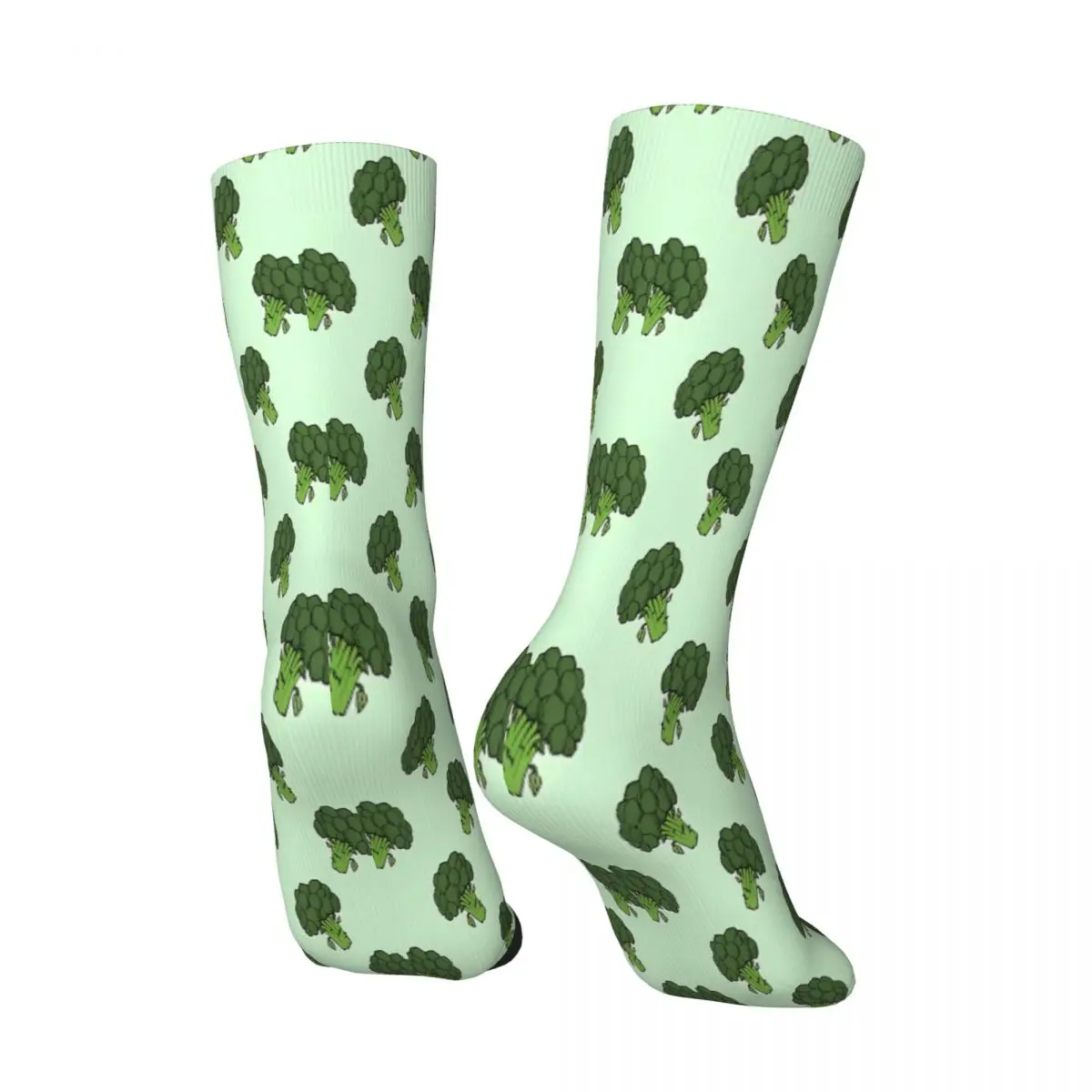 Broccoli Bunch Head Pattern Sock Socks Men Women Polyester Stockings Customizable Design