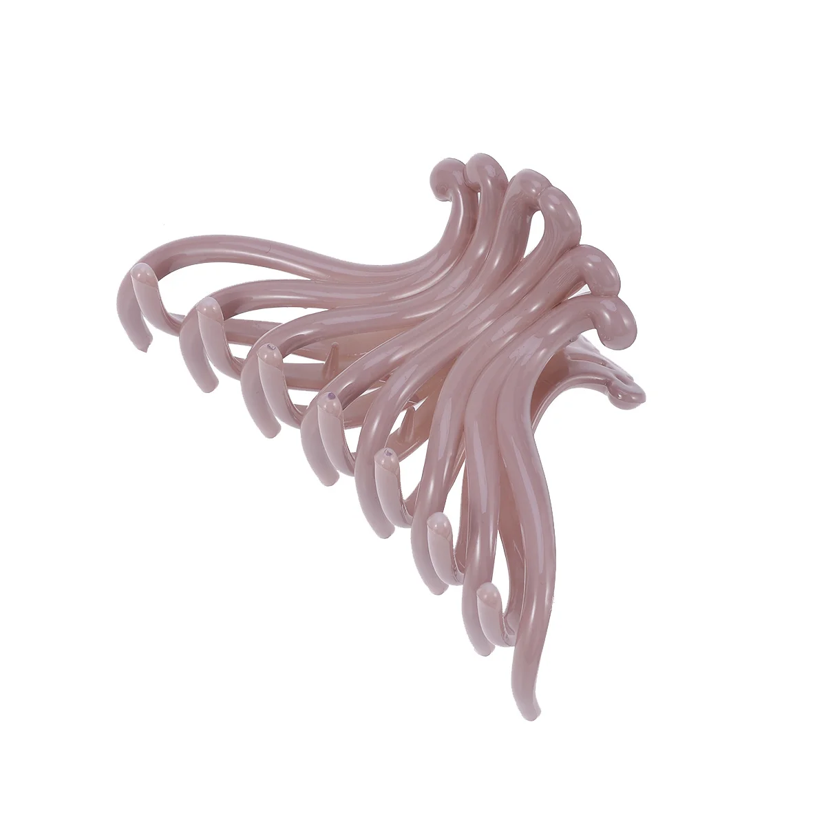 

Привлекательные пластиковые заколки для волос, темно-розовые, прочный, нескользящий дизайн для женщин, повседневная одежда, подарок на помолвку для душа