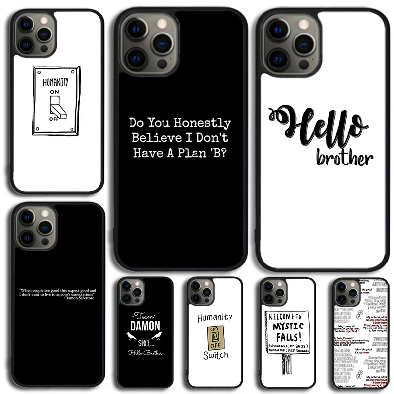 Vampire Diaries Quotes Phone Case For Samsung Galaxy S10 S22 S23 S24 Note 10 20 Lite S20 Plus S21 Ultra Back Cover