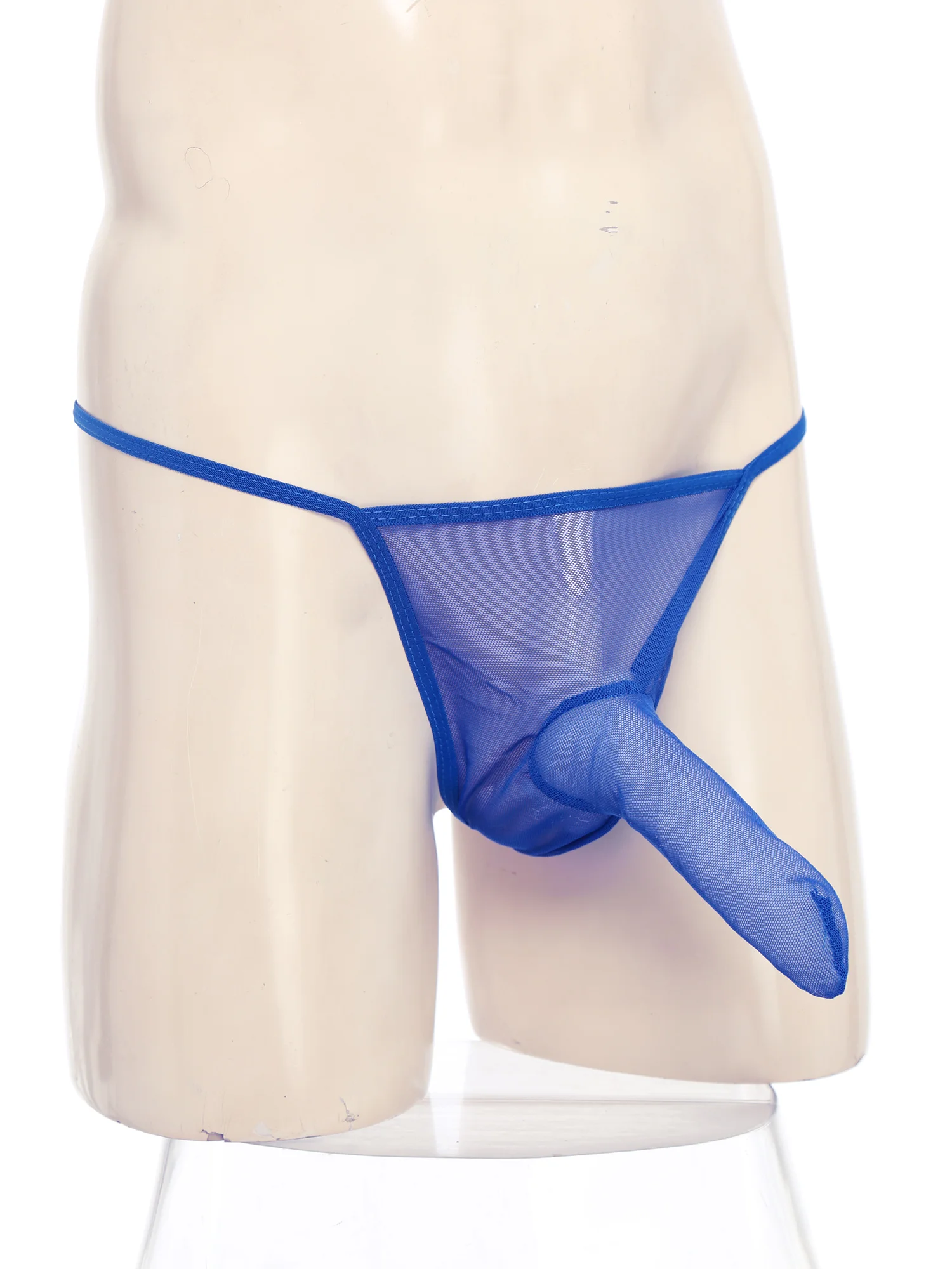 

Adult Men Lingerie T-back Thongs See Through Elephant Nose T-back Briefs G-string Thongs Gays Lingerie Erotic Tempting Underwear