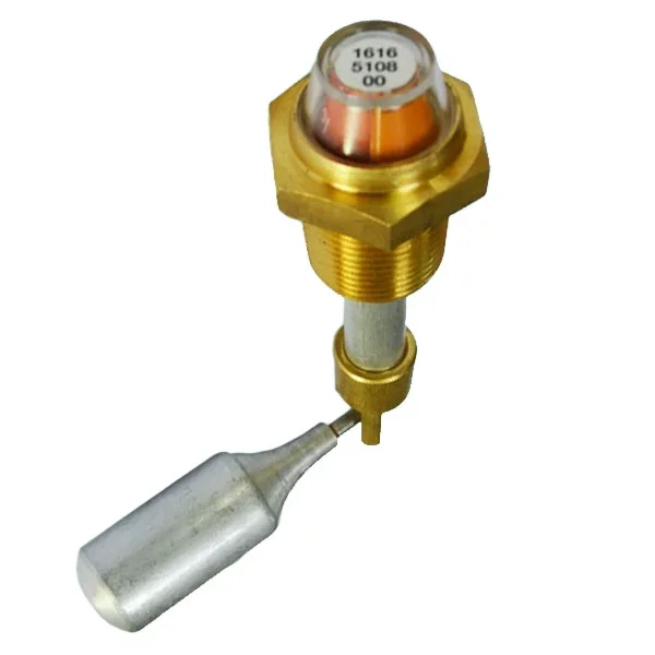 The float oil mirror oil level sight glass for air compressor parts 1616510800 oil level gauge