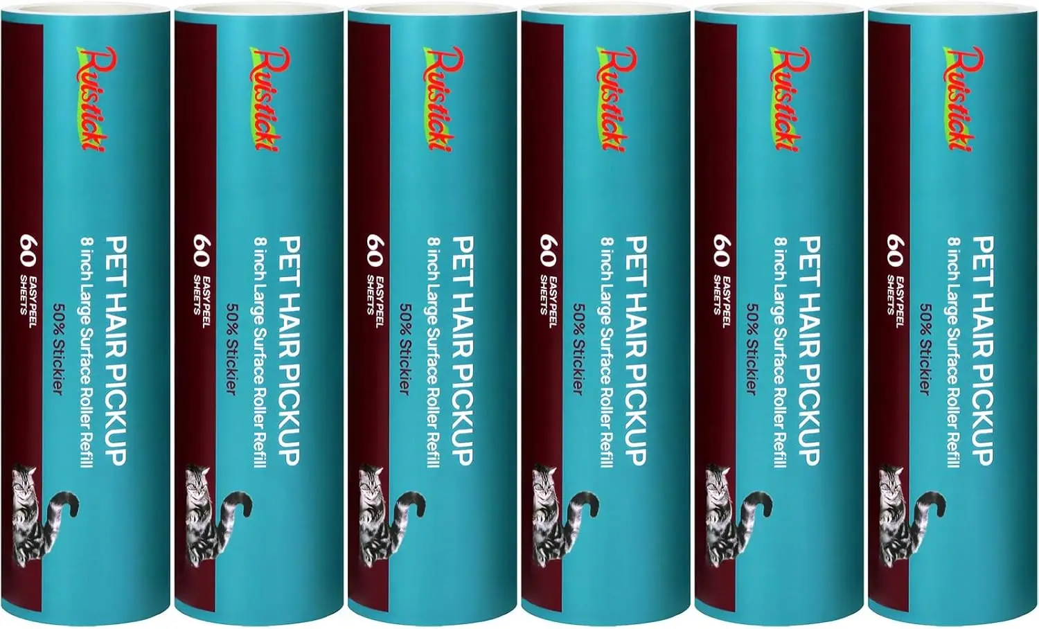 

8 inch Extra Sticky Lint Roller Refill for Scotch-Brite Pet Hair Pickup Extra Sticky Large Lint