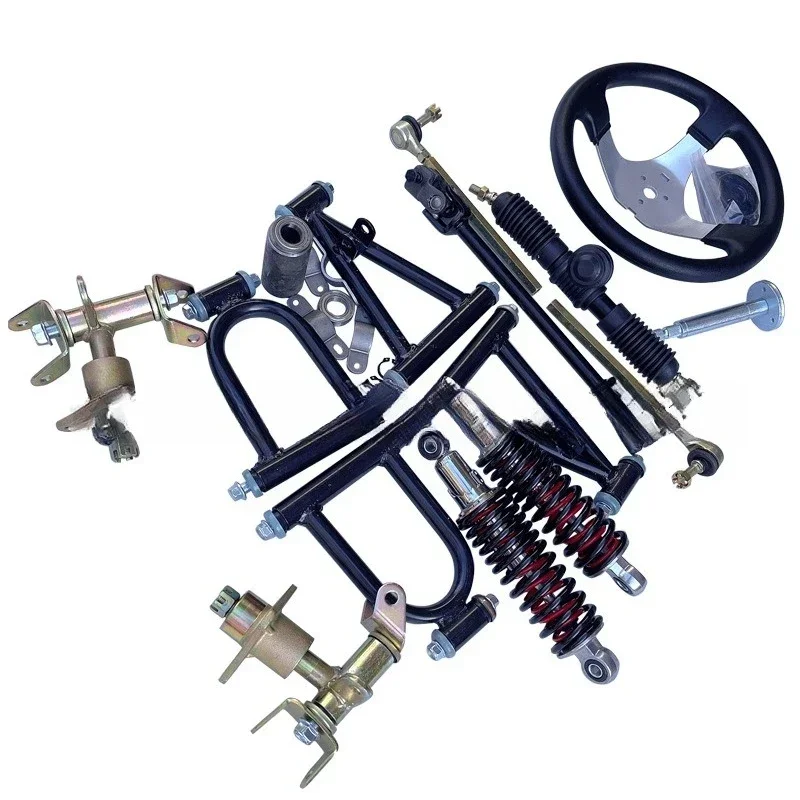

Modified beach car homemade four-wheel kart accessories front suspension rocker arm assembly steering system