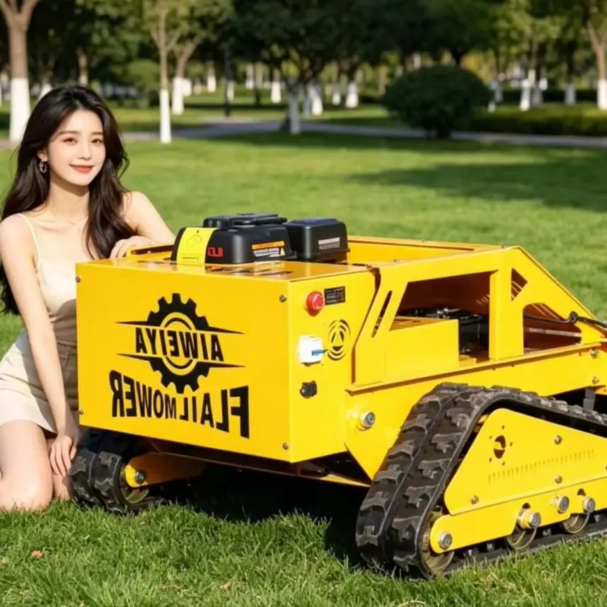 

Customized Professional Remote-Controlled Weed Trimmer for Slope Field Terrain - Garden Orchard Operating Tool NEE