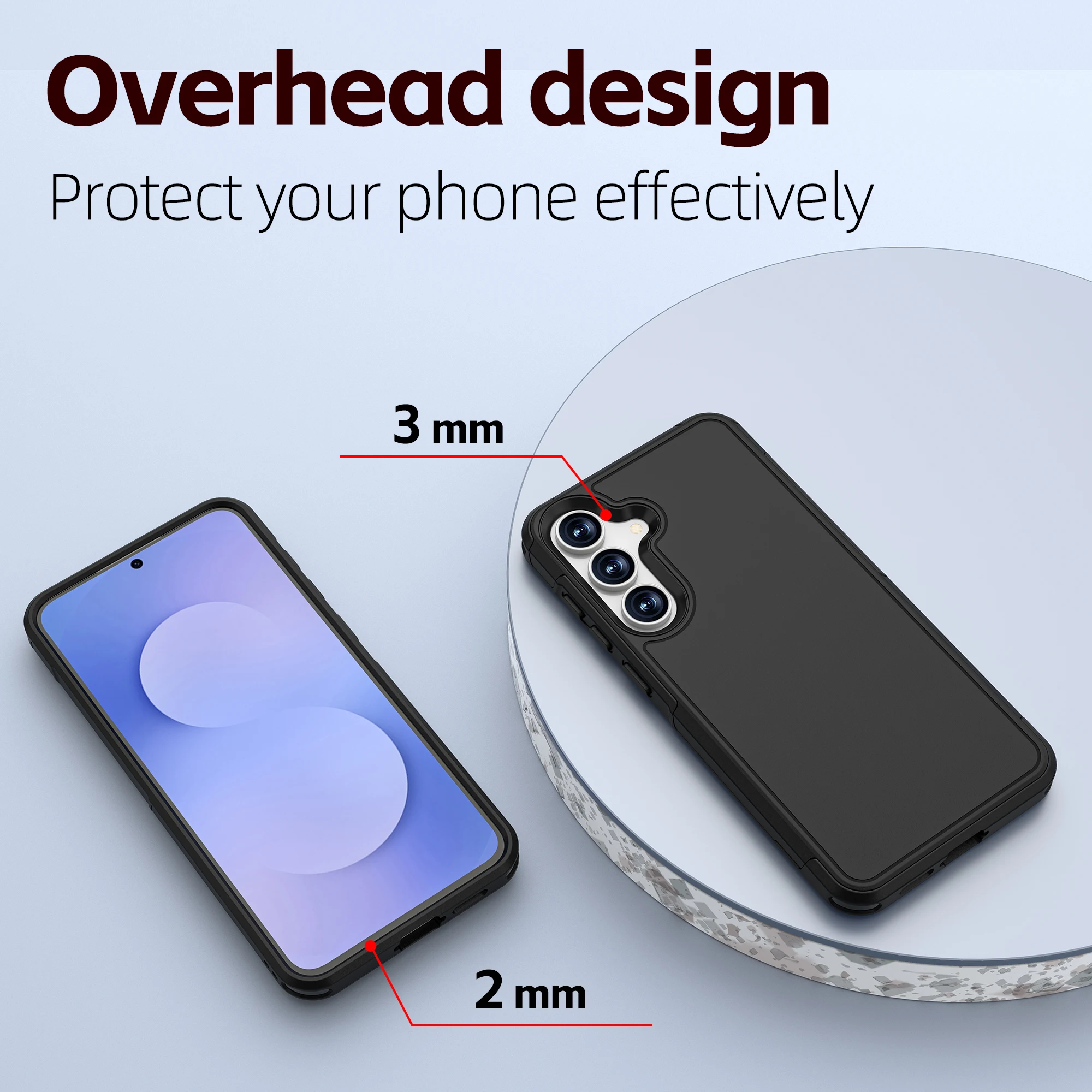 حافظة لهاتف سامسونج جالاكسي S25 FE A17 5G S25 Ultra S23 S22 S24 Plus A56 A36 A16 A55 A15 A54 A14 حافظات هواتف مضادة للصدمات #5