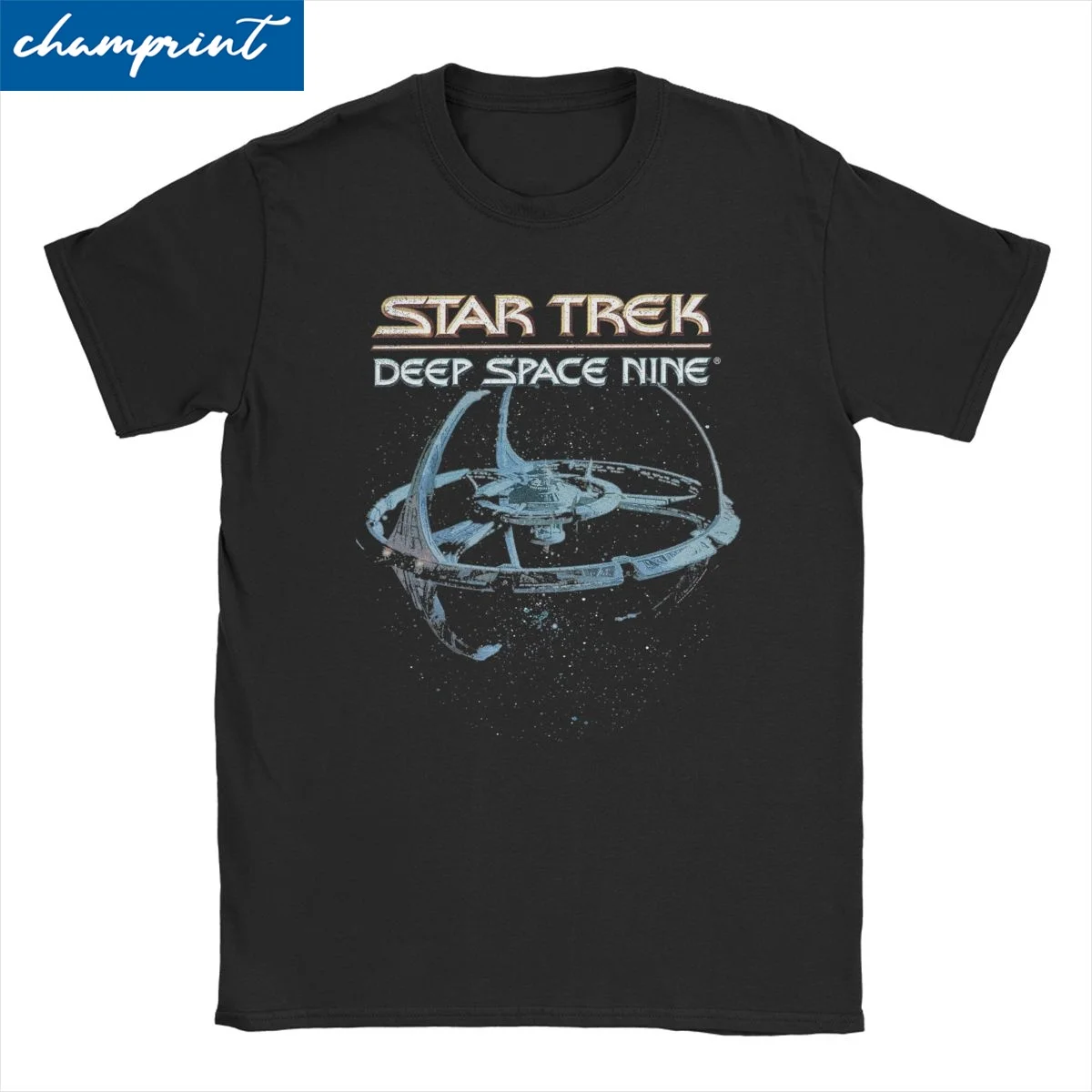 Stars Treks Deep Space Nine Space Men Women's T Shirts Cool Tee Shirt Short Sleeve T-Shirts Cotton 4XL 5XL 6XL Clothing