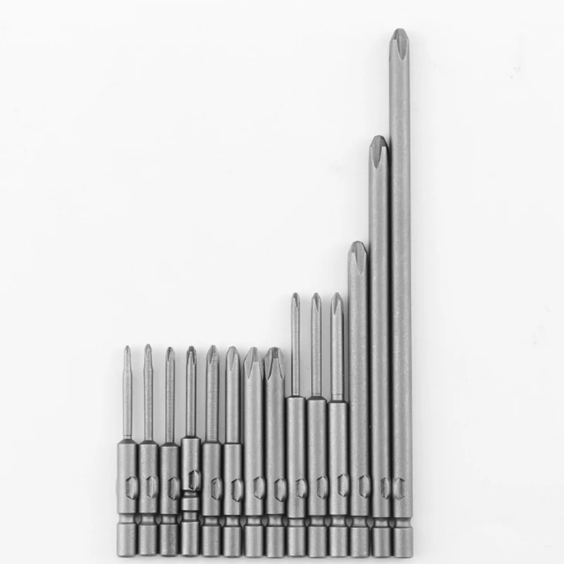 800 Alloy Steel Long Rounded Cross Head Screwdriver Bits 4mm PH00 PH0 PH1 PH2 Magnetic Screwdriver Bits