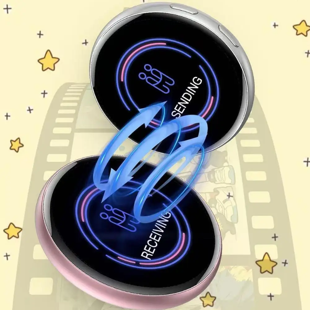 

Electronic Cyber E-Badge Digital LED Display Screen Anime Otaku Bluetooth Support Images/Videos Dynamic E-Badge Gifts