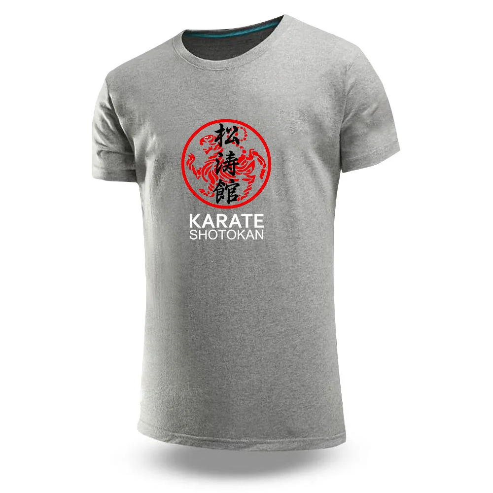 

2025 Leisure Pullover Summer Men's Shotokan Karate Logo Print Fashion Quick-Dry Short Sleeve Shirt Streetwear Trendy T-Shirt
