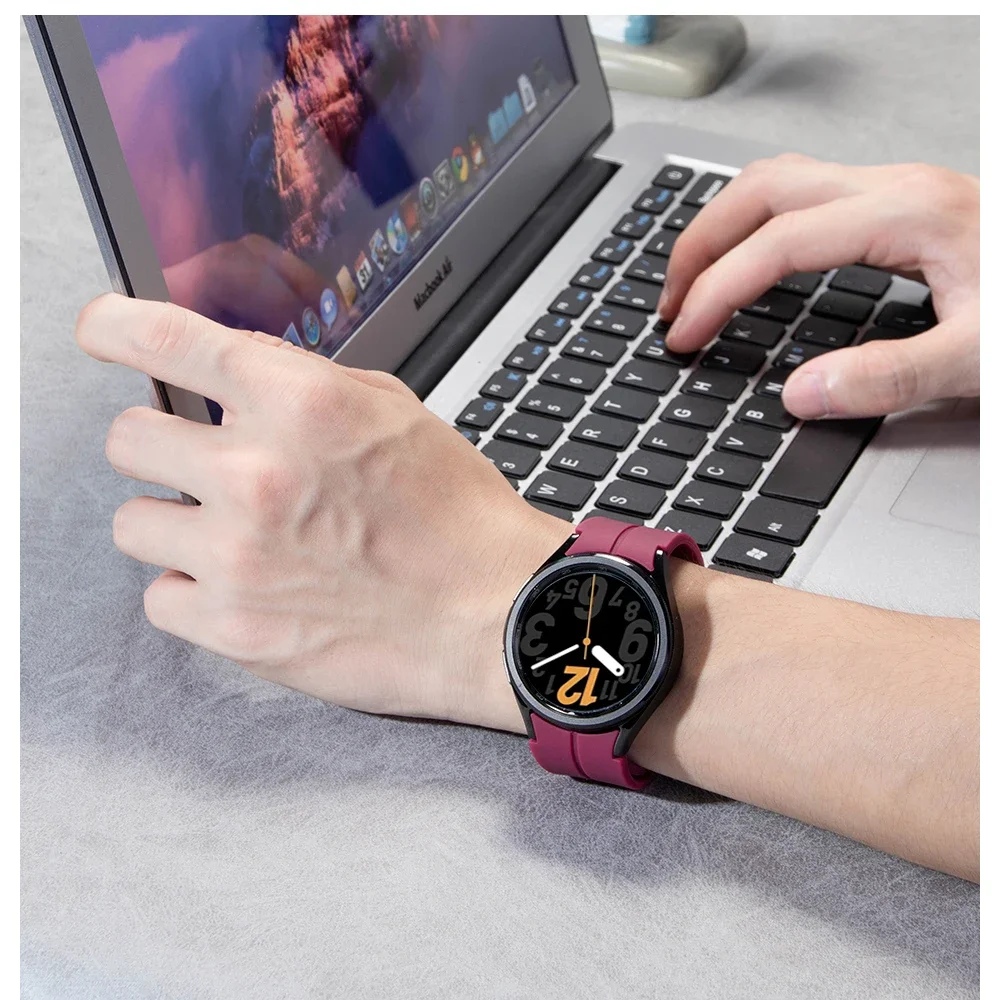 Keine Lücke magnetisches Silikonarmband für Samsung Galaxy Watch 7 6 5 4 44 mm 40 mm Pro 45 mm Armband Galaxy Watch6 Classic 43 mm 47 mm Band – Detail 10