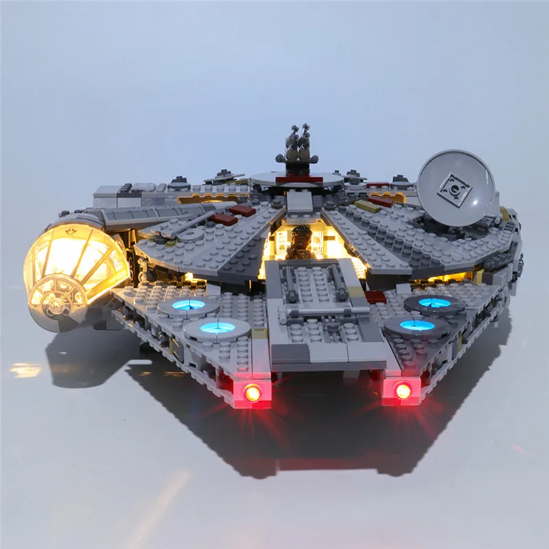 LEGO Star War Millennium용 DIY LED 조명 키트, 팔콘 LJ99022 와 호환 가능, 블록 모델 없음