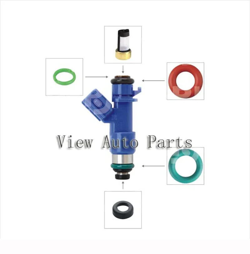 500 sets For Honda & Acura Car Fuel Injector Repair & Service Kits Including Filter FKM O-Rings Plastic parts RK-0020