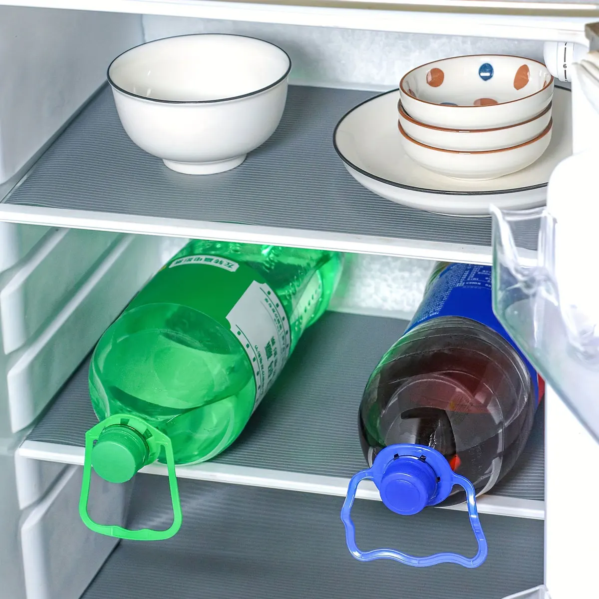 Kitchen Shelf Liner Drawer Liners Non-Adhesive Refrigerator Liners Waterproof Fridge Mats  Shelves Pantry