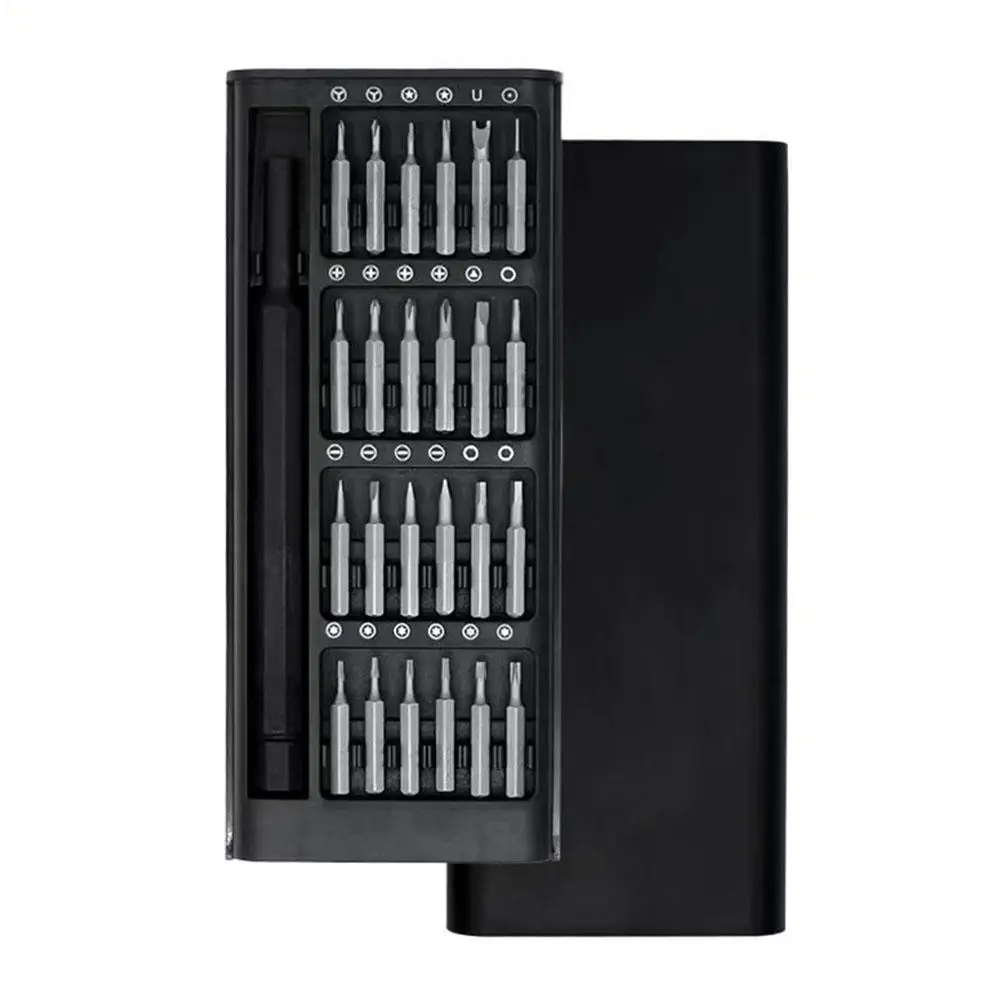 Set di supporti per cacciavite Torx magnetico 24 In 1 per la riparazione di strumenti manuali per PC per occhiali da vista per apparecchi elettrici