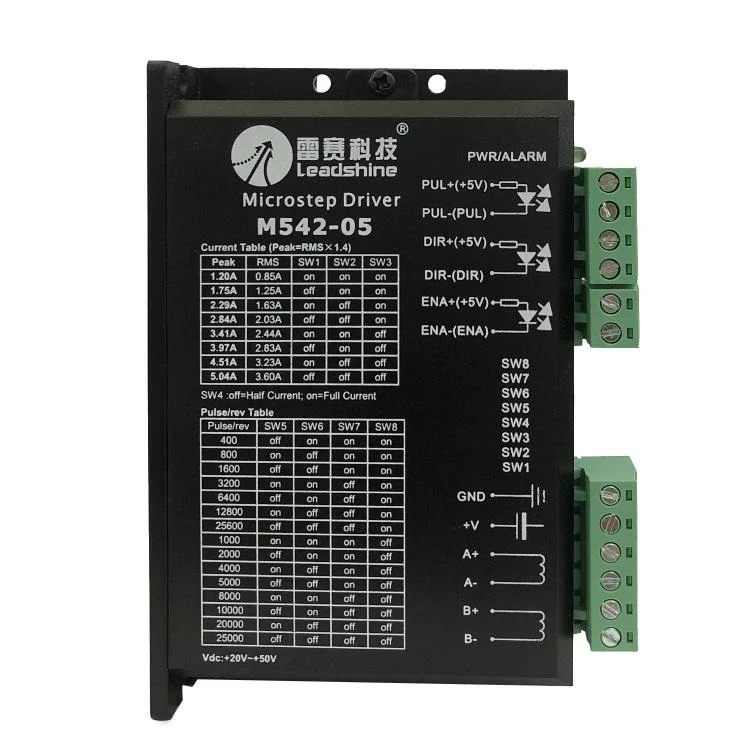 

DM542 M542 M542C Two-Phase Stepping Motor Driver Controller 57 Series Motor Kit