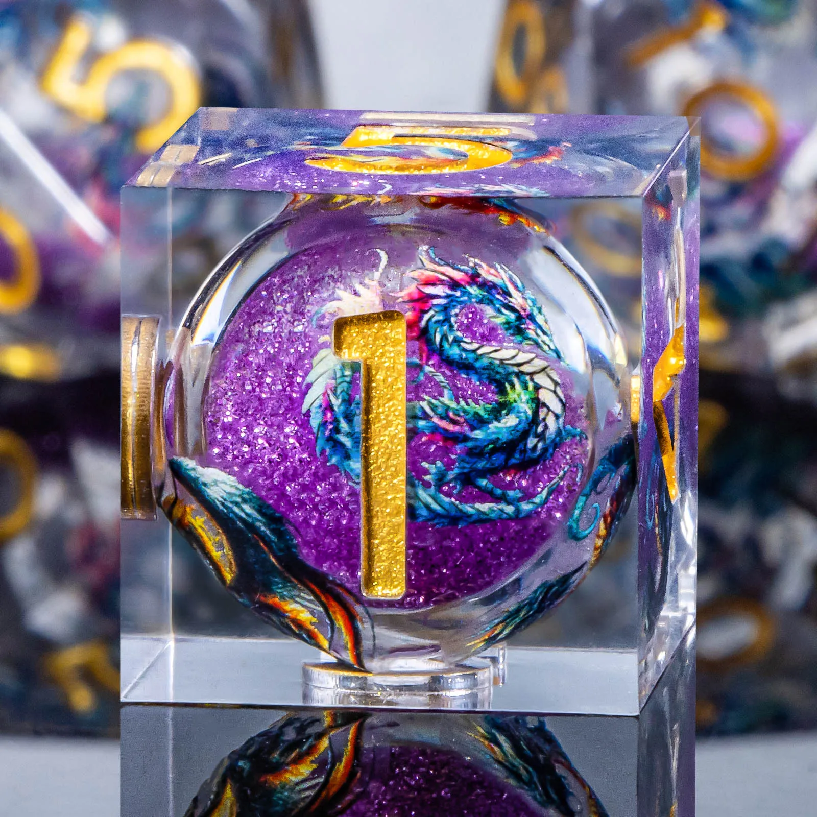 

DND Liquid Core Dice Set D&D, D and D Sharp Edge Resin Dungeon and Dragon Dice Set, RPG Role Playing Dice D20 D12 D10 D8 D6 D4