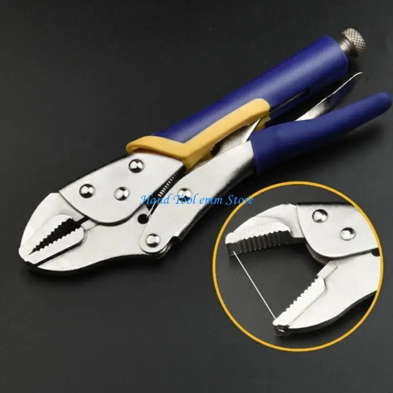 

H37F Industrial Grade C-Type Auto-Locking Pliers - Rounded Jaw - Quick-Seal Clamp