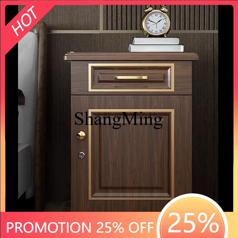 

ZYY Simple New Premium Safe Multifunctional Invisible Home Bedroom Bedside Cabinet