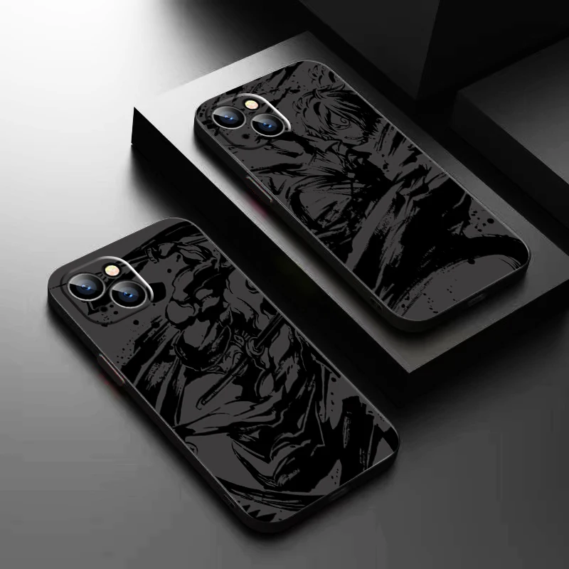 Zoro Sanji O-ONE PIECES For iPhone 15 14 13 12 11 Pro Max 13 12 Mini 6 6S 7 8 Plus Phone Case Liquid Silicone Shell Carcasa