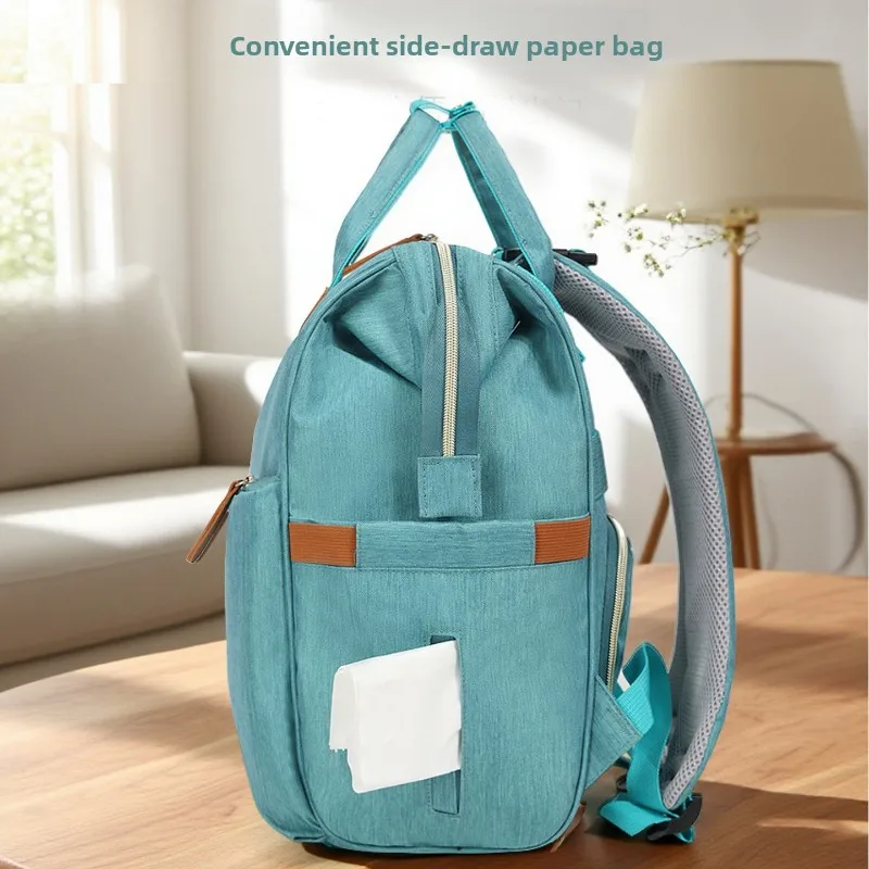 Mommy Bag Oxford Fabric Fashionable New Style Outdoor Mother and Baby Bag Large Capacity Multifunctional for Travel