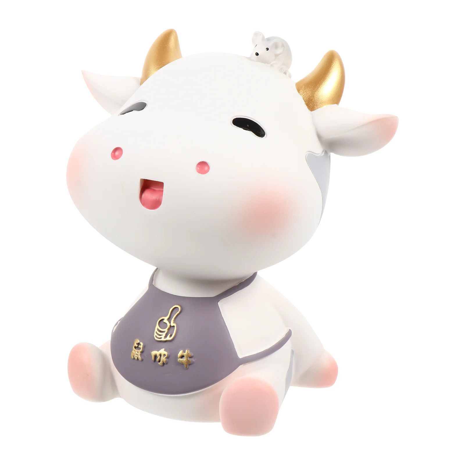 بنك نقود جميل على شكل بقرة للأطفال، هدية عيد ميلاد مثالية، سعة كافية لحمل العملات المعدنية والفواتير، بنك عملات البقرة
