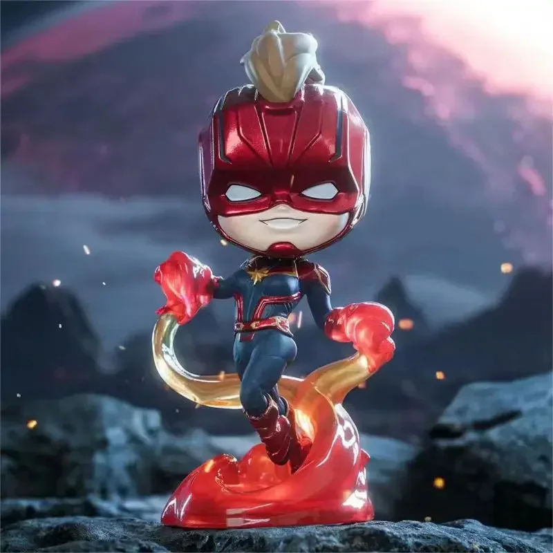 Pop Mart Disney Marvel Infinity Saga Kawaii Action Mystery Figures Cute Model Christmas Girls Gift Toys and Hobbies Surprise Box