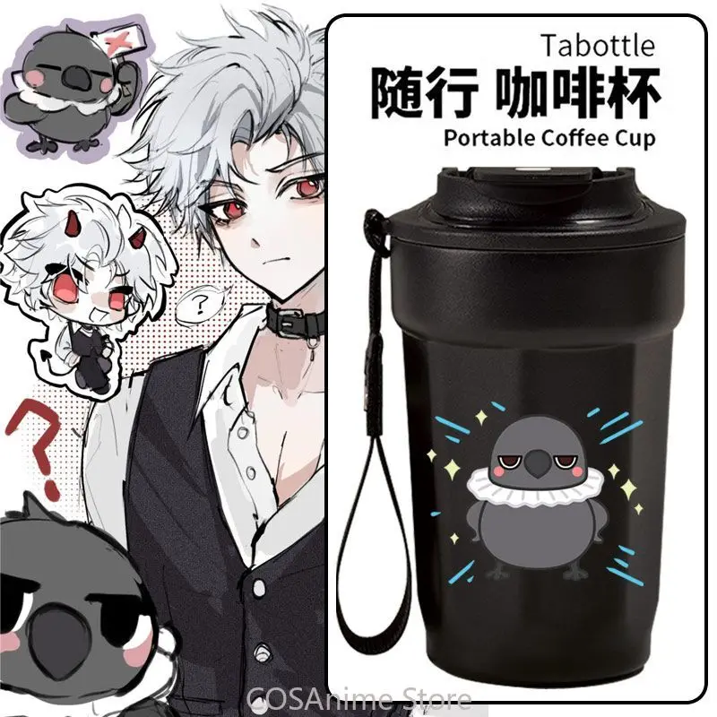 

2025 Game Love and Deepspace Anime Sylus Kawaii Cosplay Unisex Stainless Steel Coffee Cup Warm Water Cup Student Gift