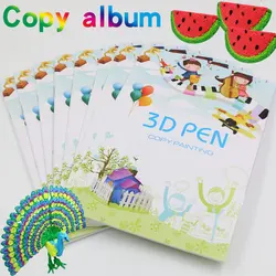 Disegno 3D stampa penna Album a colori modello 22/40 con tavolo da disegno trasparente disegno riutilizzabile regalo creativo 3D per bambini